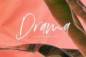 Drama | Script Font