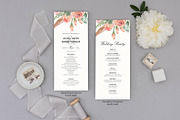 Wedding Program Template Canva, an Invitation Template by ShineOnWedding (Thumbnail 2 of 9)