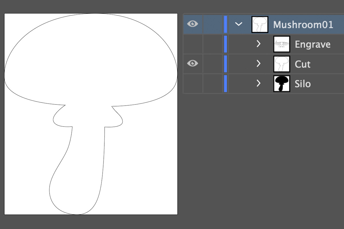 Mushroom Layered SVG Pack, a Graphic by Relic Images (Photo 6 of 7)