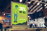 8.5x11 Store Sign Mockup, an Apparel Mockup by Creative Grenade (Thumbnail 2 of 3)