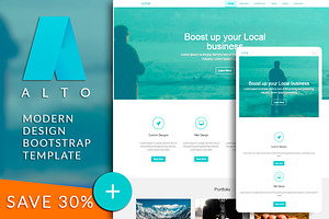 ALTO - Bootstrap Html Template