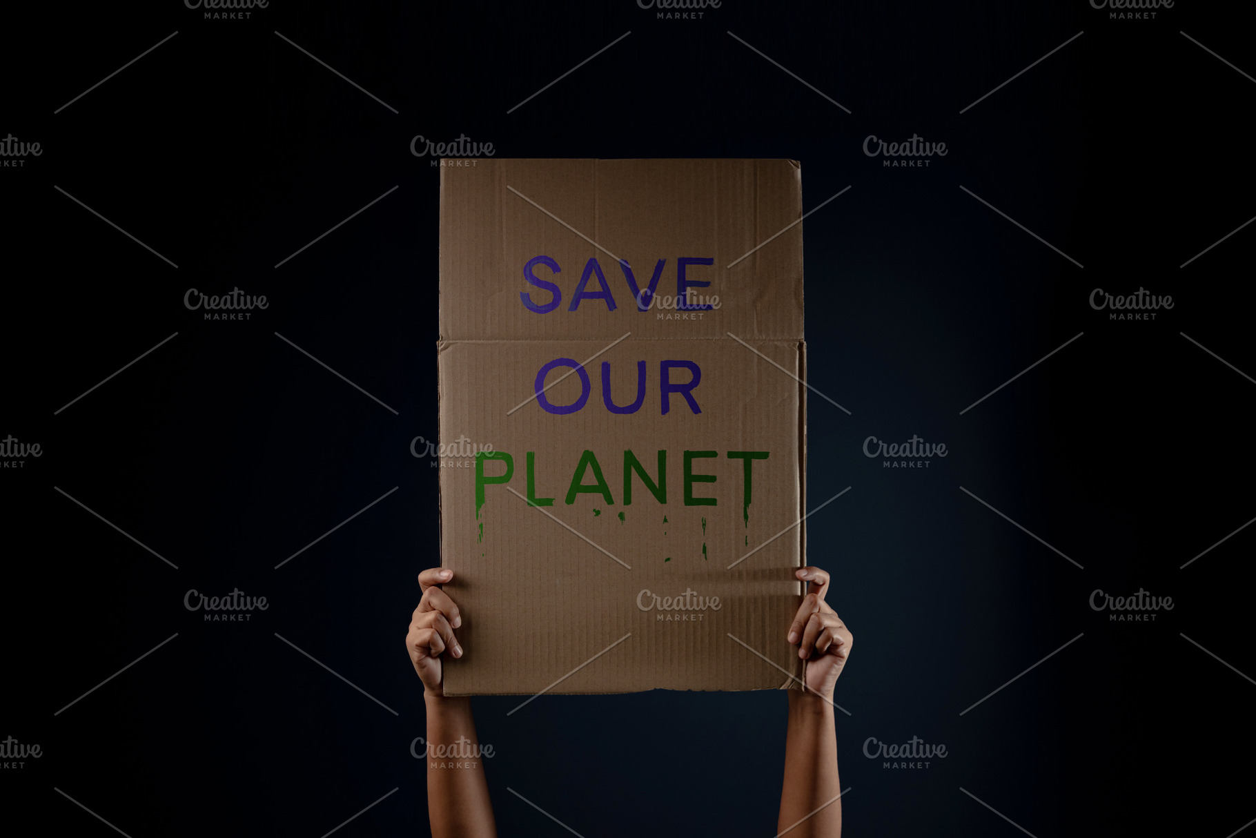 Environmental Concepts. Protest , Activism or Expression for Pro, a Person Photo by salmon.black
