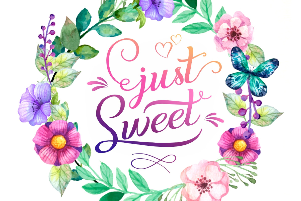 Just Sweet Font, a Script Font by Beautypes (Photo 1 of 7)