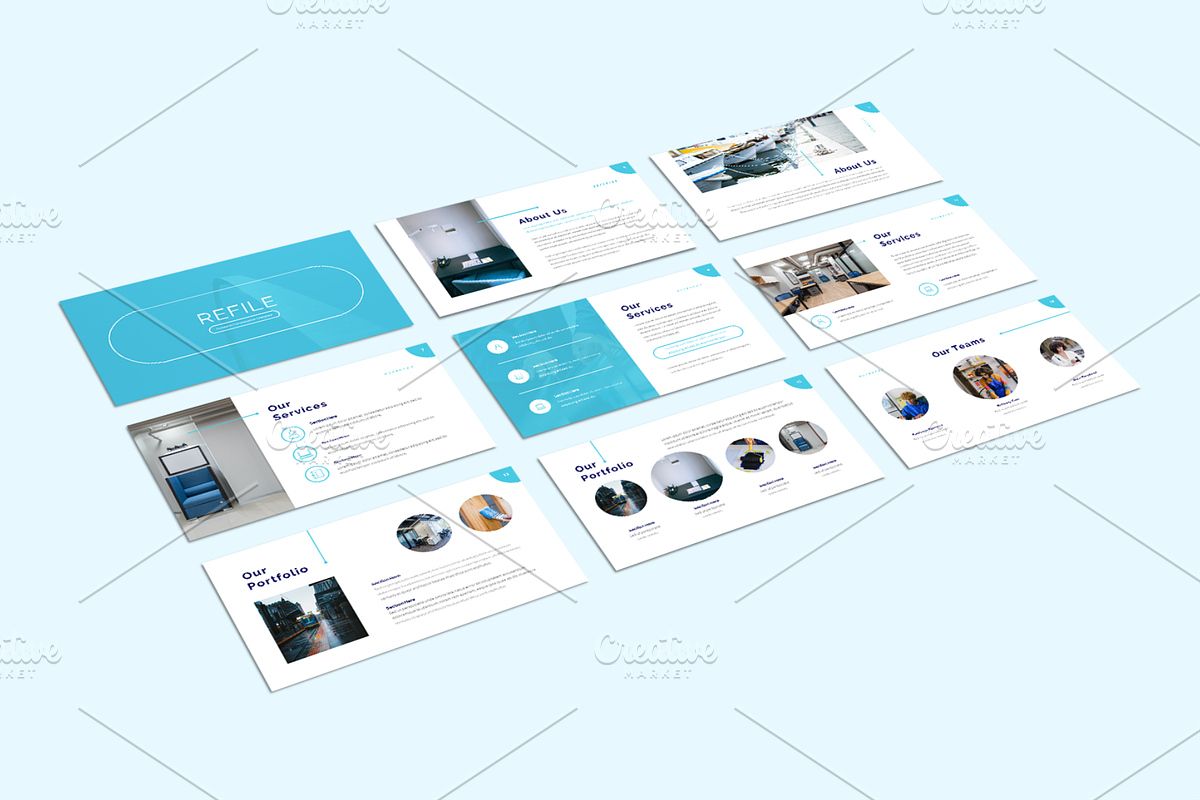 Minimalist Pitch Deck Bundle, a Presentation Template by Artiveko (Photo 1 of 4)