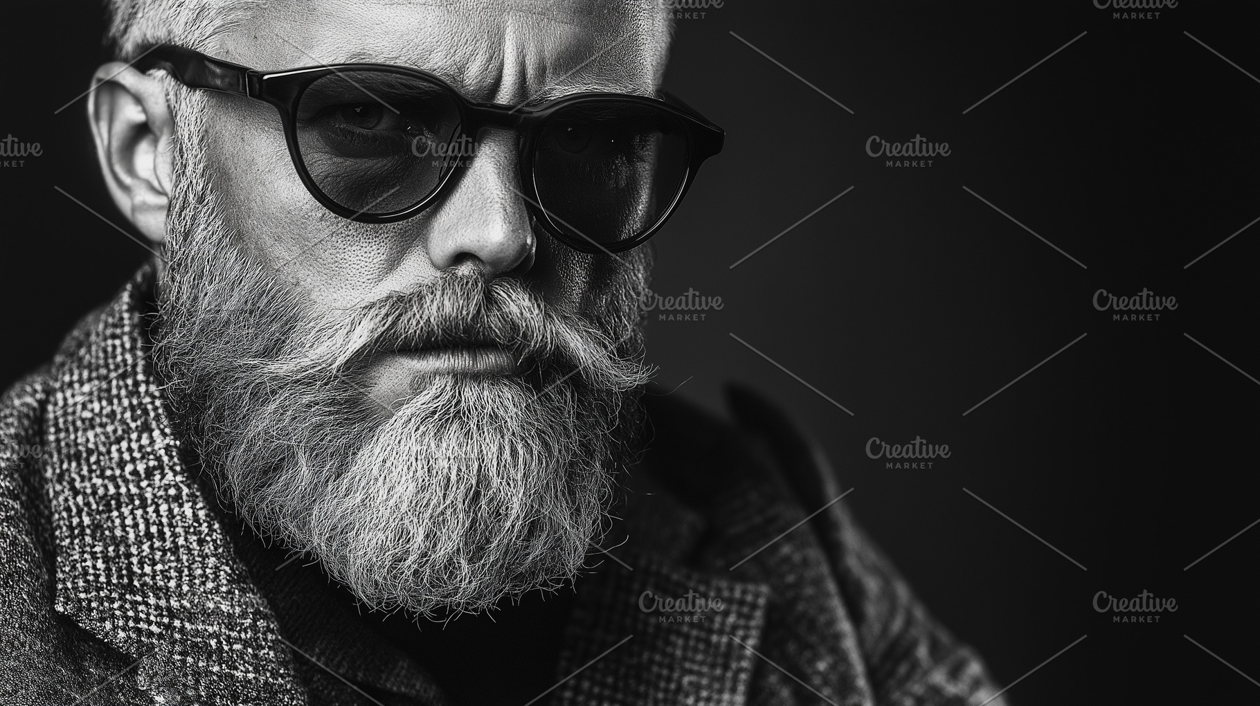 Distinguished man with grey beard, a Person Photo by MistyDay