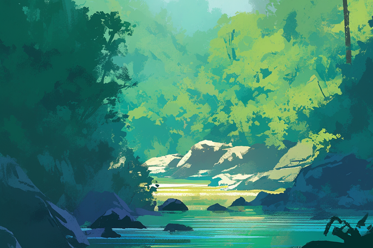 Nature Gouache Procreate Brushes, a Brush Add-On by Cozy Brushery (Photo 7 of 9)