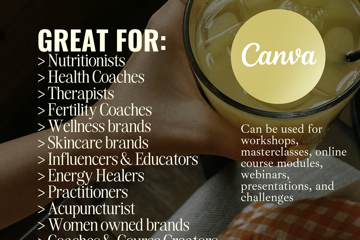 Modern Hormone Health Slide Deck, a Presentation Template by Solana Creative Co. (Photo 8 of 8)