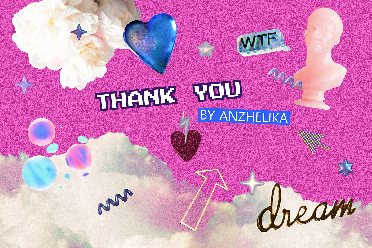 Y2K Glow & Dreamy Objects Pack, an Object Graphic by Anzhelika (Photo 10 of 10)