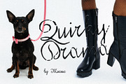 Quirky Drama: Expressive Script Font, a Script Font by Mneme (Thumbnail 2 of 8)