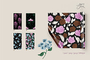Secret garden. Floral patterns, a Pattern Graphic by PaperJamLab (Thumbnail 4 of 12)