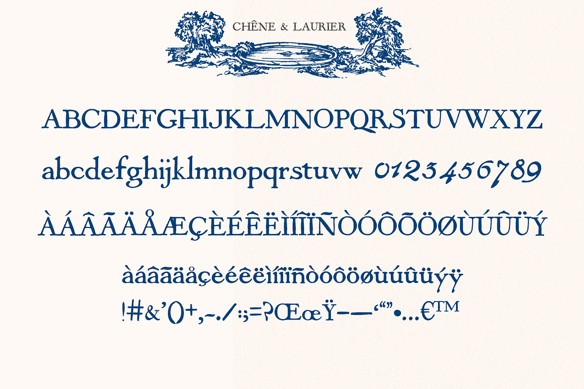 Chene & Laurier Elegant Serif Font, a Serif Font by LABFcreations (Photo 6 of 10)
