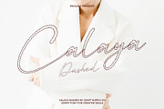 Calaya Dashed, a Script Font by Craft Supply Co. (Thumbnail 1 of 8)
