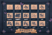 Whimsical Lettering Toolkit, a Brush Add-On by Aurelie Maron (Thumbnail 2 of 15)