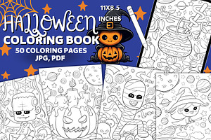 Halloween Coloring Book