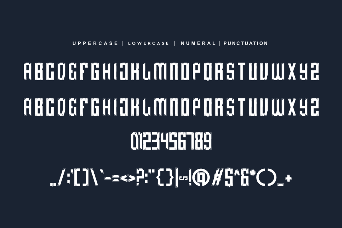 Jenoruec - Brush & Paint Font, a Sans Serif Font by QR Design Studio (Photo 4 of 6)