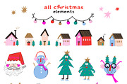 Cute Christmas & New Year BUNDLE, a Seasonal Illustration by Ruslana Lubenets (Thumbnail 54 of 104)