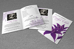 Funeral Program Template-V276