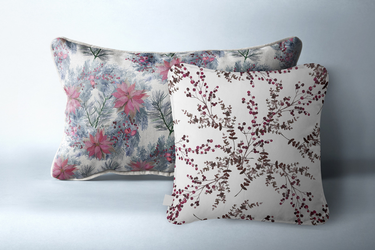 Winter seamless patterns, a Pattern Graphic by Vasmila (Photo 5 of 7)