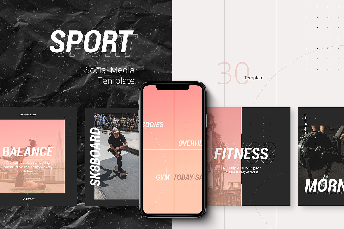 Sport - Social media pack, a Social Media Template by Simple có (Photo 1 of 8)