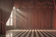Red Velvet Stage Backgrounds, an Object Illustration by StockVerse Creative (Thumbnail 2 of 4)