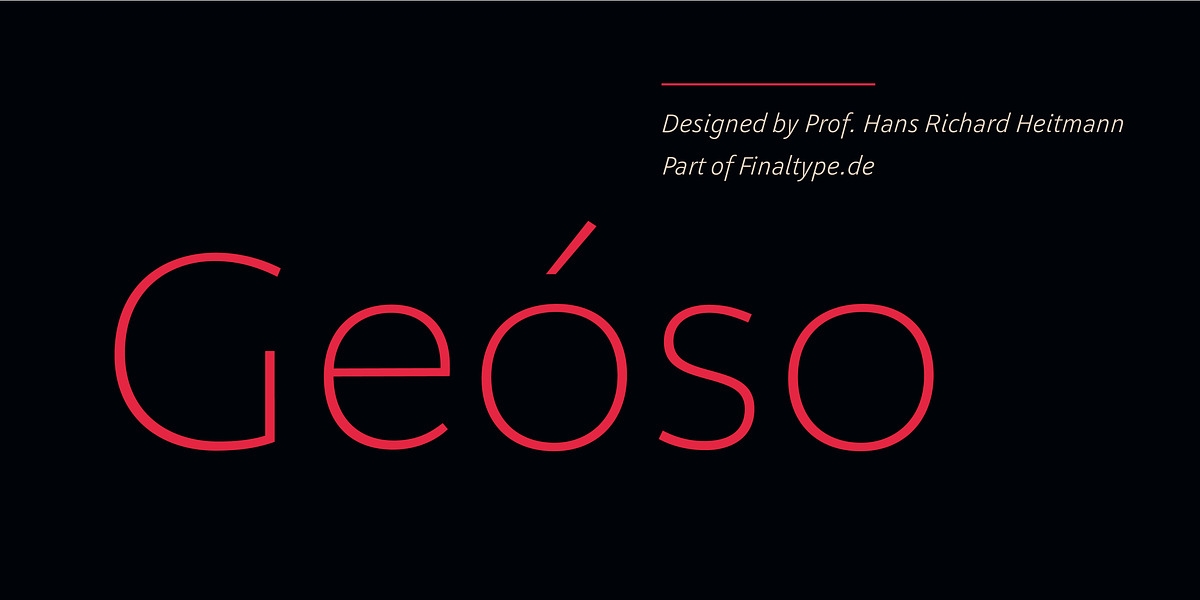Geóso, a Sans Serif Font by Finaltype (Photo 1 of 19)