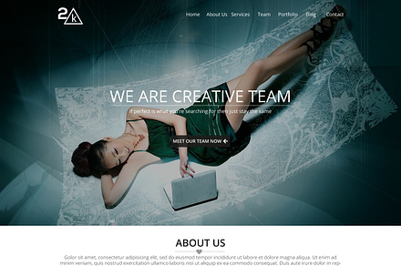 2k - Creative PSD Template