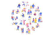 Tiny people crowd, a Person Illustration by Vector_Art (Thumbnail 5 of 12)