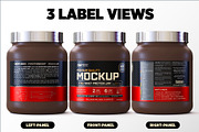 2lb Whey Protein Jar Mockup C1-Pro, a Packaging Mockup by Design Warlord (Thumbnail 6 of 16)