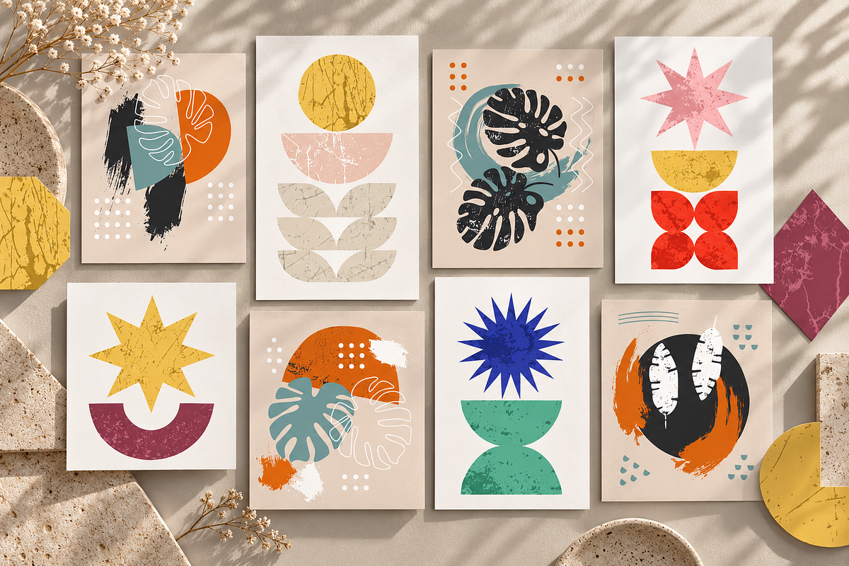 Abstract Geometric Grunge Clipart, a Decorative Illustration by Anna Studio (Photo 12 of 12)