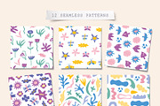 Spring Garden | Clipart + patterns, a Decorative Illustration by katieromanoff_art (Thumbnail 9 of 19)