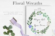 Violet Florals & Greenery Leaves, an Illustration by Momo Studio (Thumbnail 10 of 19)