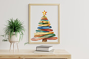 Watercolor Farmhouse Christmas Clipa, an Illustration by Libby Wishes (Thumbnail 5 of 7)