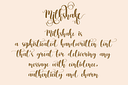 Milkshake | Script font, a Script Font by Scratchones (Thumbnail 2 of 8)