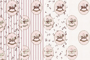 Rocking Horses Pattern, a Pattern Graphic by MouseGrey (Thumbnail 10 of 11)