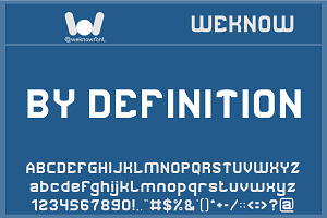 By Definition Font