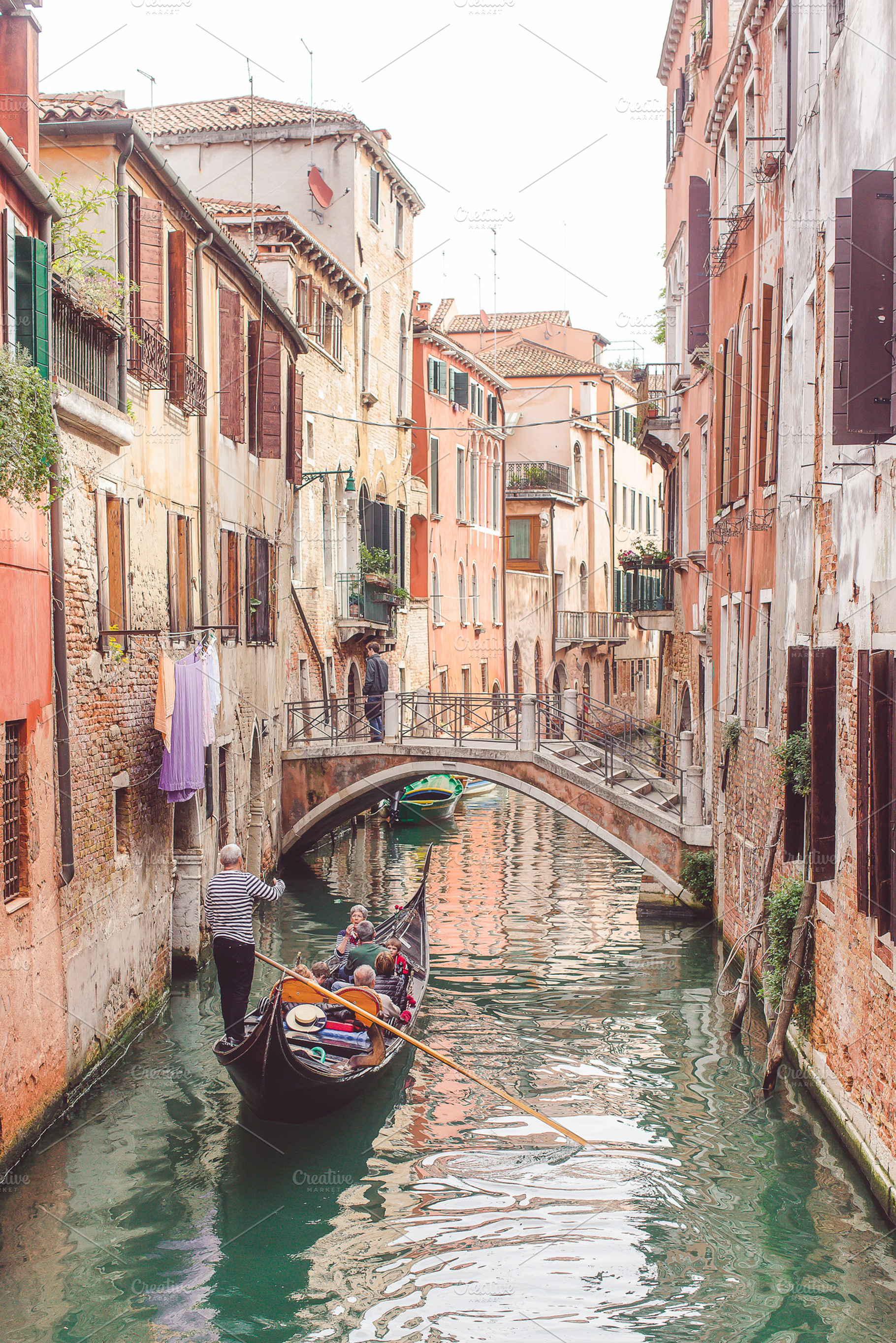Canal View - Venice, Italy, a Photo by Kunkel Adventures
