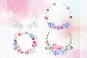 Floral Wreath Graphics, an Illustration by May • SHO (Thumbnail 2 of 5)