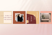 Chic Instagram Grid Post Templates, a Social Media Template by Karissa Macapagal (Thumbnail 5 of 11)