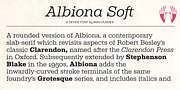 Albiona Soft, a Serif Font by Device (Thumbnail 2 of 5)
