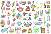 SPA and Massage Design Kit, a Healthcare Illustration by Artspace (Thumbnail 1 of 5)