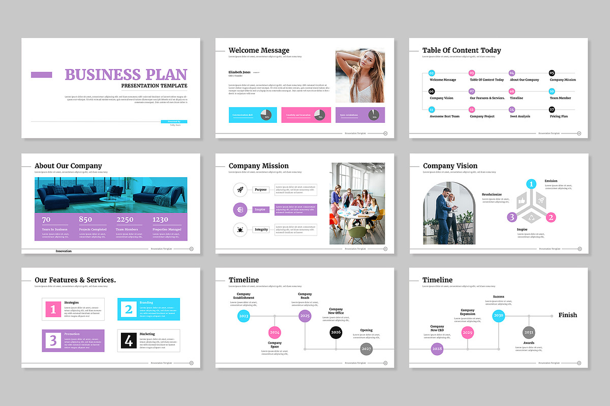 Corporate Business Plan Presentation, a Presentation Template by Mighty-Slide (Photo 2 of 5)