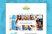 Summer Holiday - Travel Blog, a WordPress Template by EasyBlog Themes (Thumbnail 1 of 5)