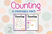 Counting worksheet, math printable pdf