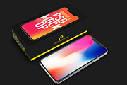 10 iPhone X PSD Mockup Set, an iPhone Mockup by Sinlatown (Thumbnail 5 of 11)