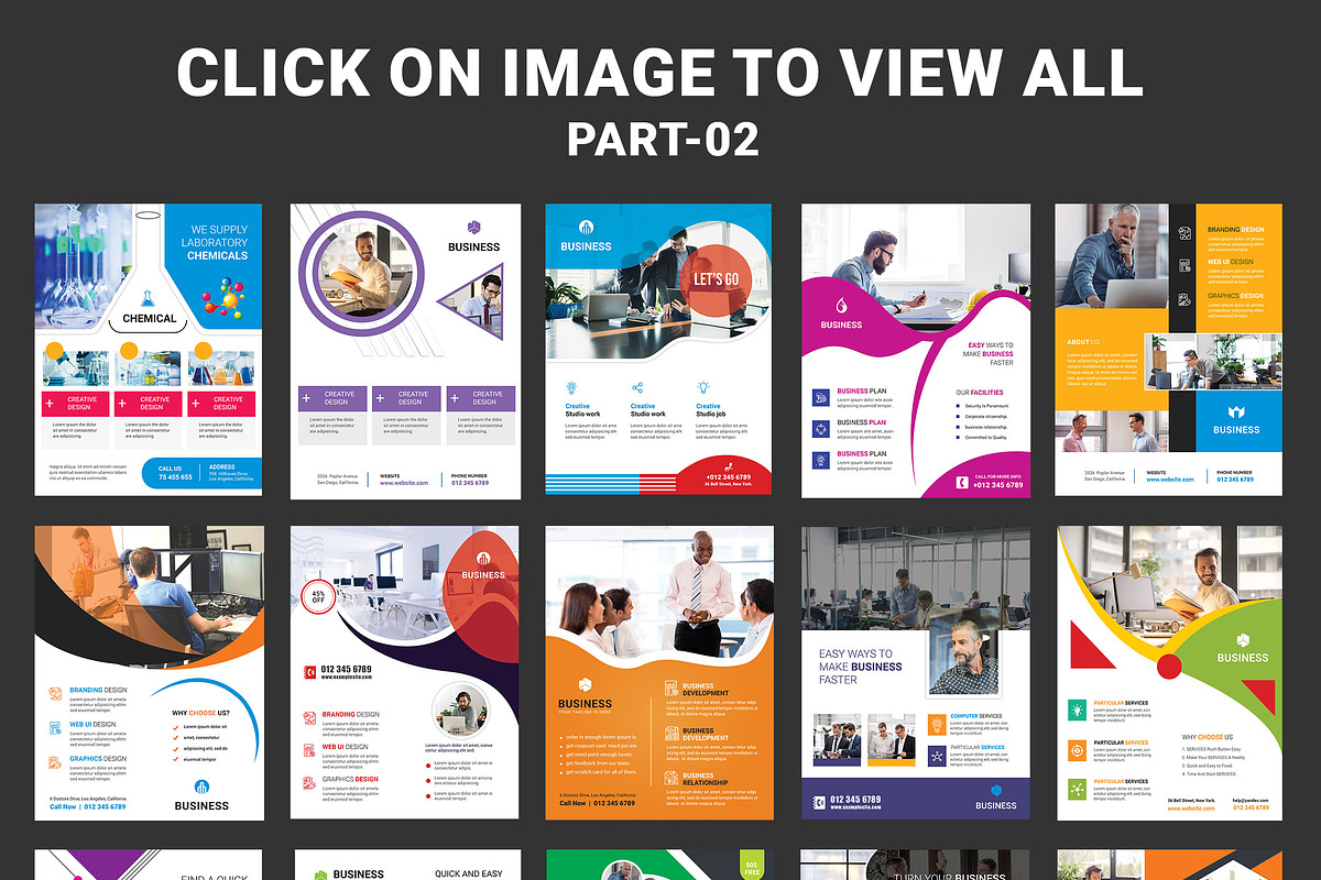 500+ Flyers Mega Bundle 99% OFF, a Flyer Template by Imagine Design Studio (Photo 3 of 98)