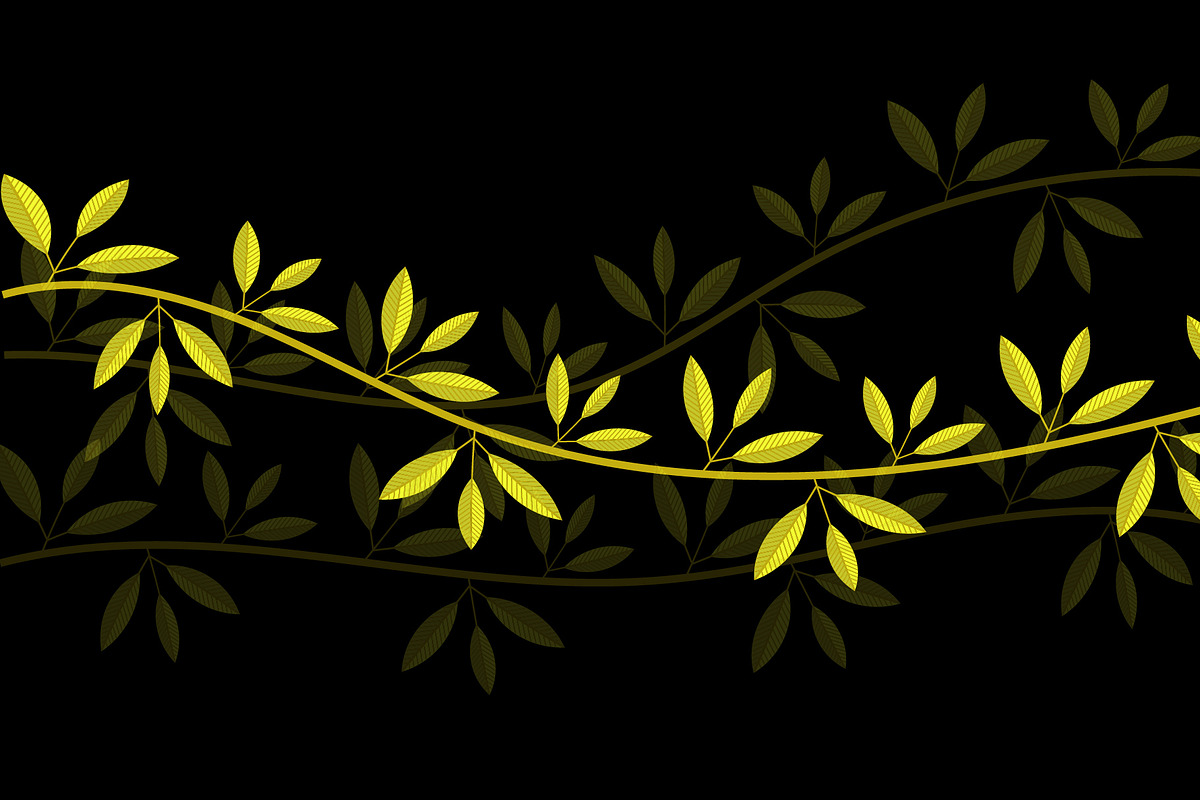 Leaf pattern brushes | illustrator preview 5