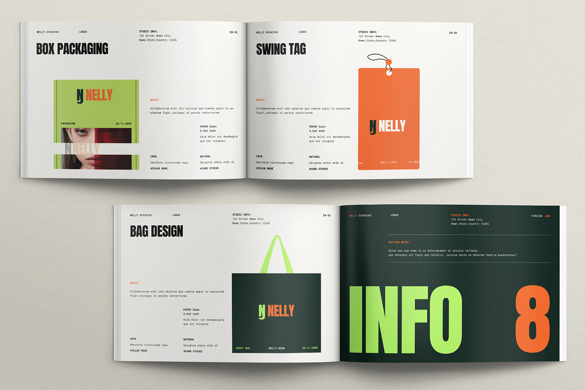 Brand Identity Guidelines Landscape, a Brochure Template by E-Type (Photo 11 of 12)