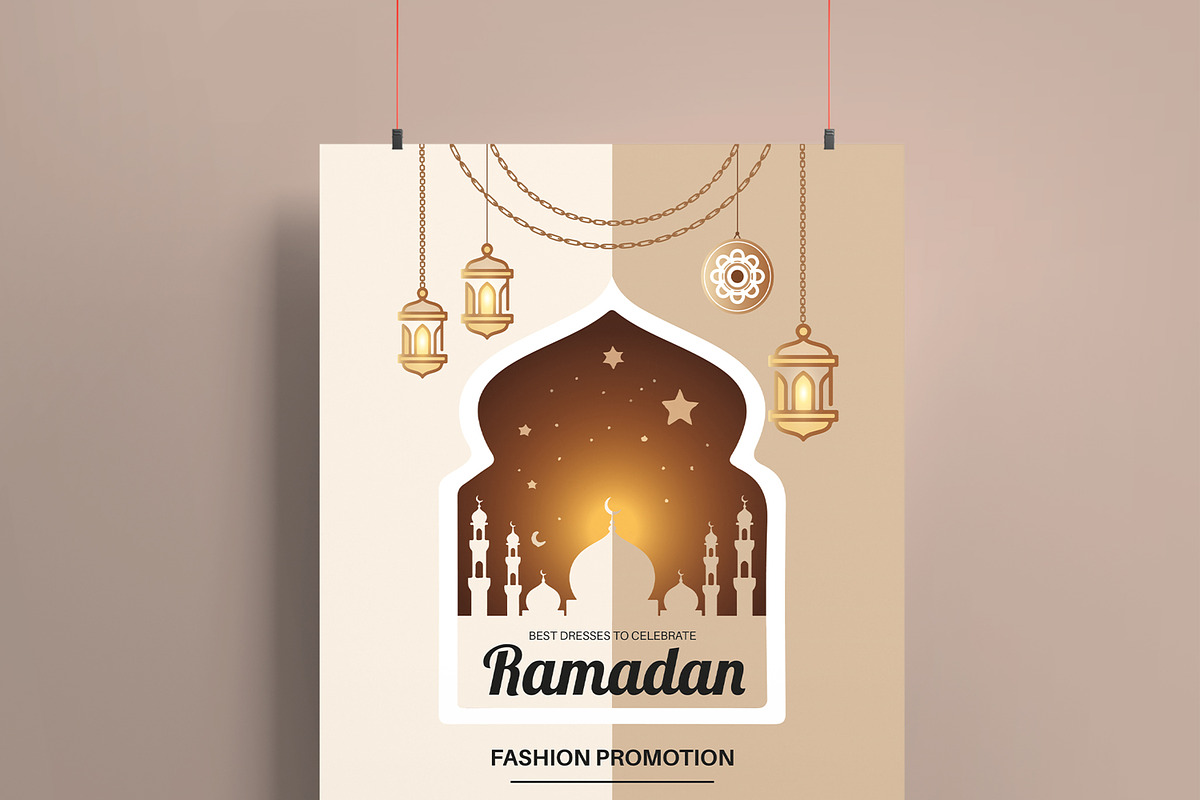 Ramadan Sale Flyer Poster, a Flyer Template by MightyDesign (Photo 4 of 8)