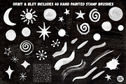 Cosmic Stamp Brushes - Photoshop, a Brush Add-On by INKY STAMP BRUSHES (Thumbnail 2 of 10)