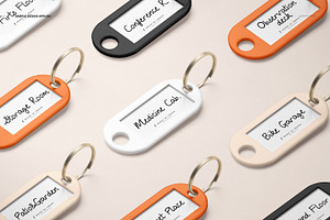 Key Tag Mockup Set